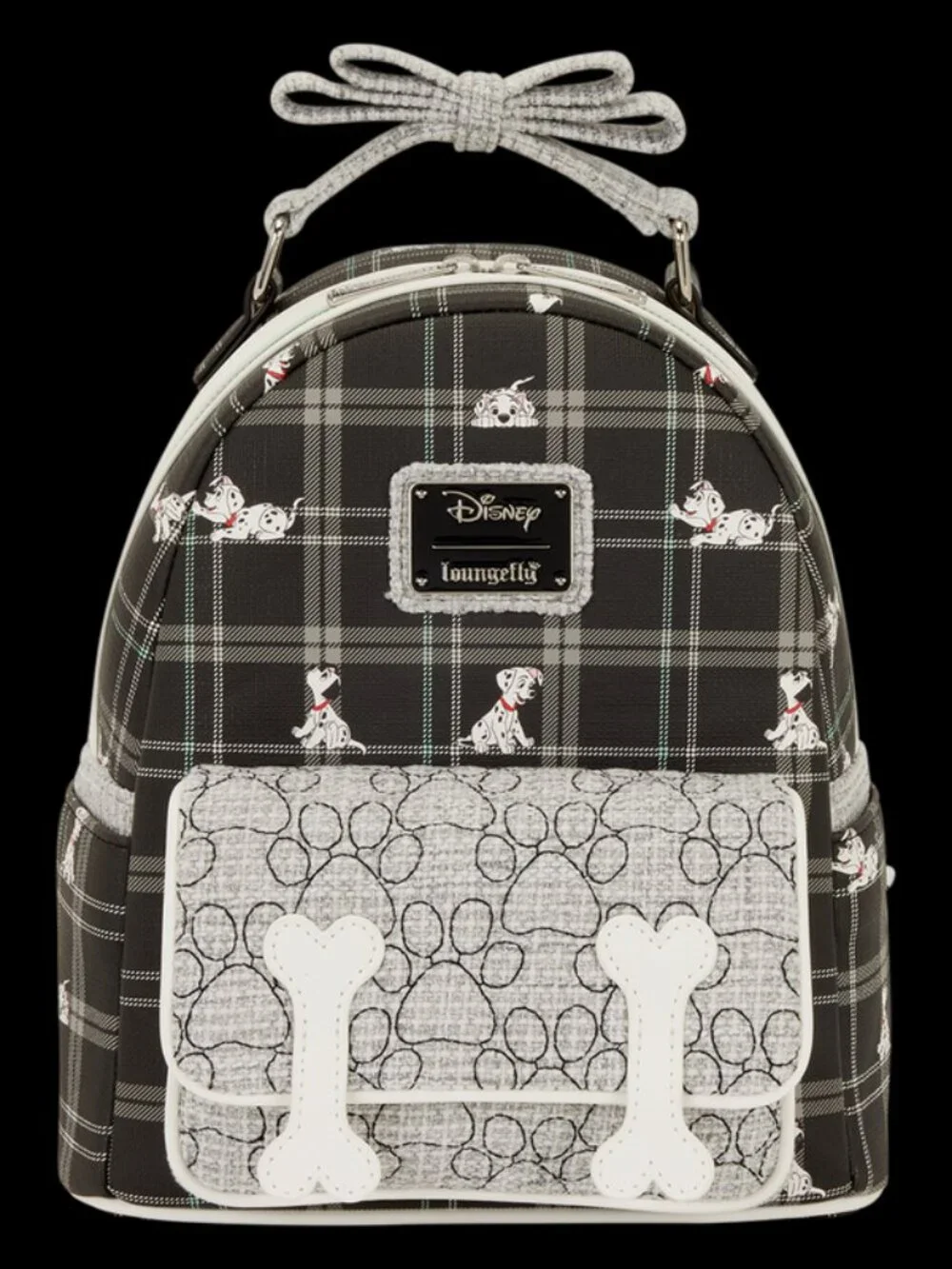 Loungefly Disney 101 Dalmatians Mini Backpack Plaid Disney Dogs Bag